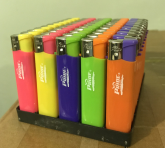 Зажигалки пьезо Pride E-011 MultiColored 50шт