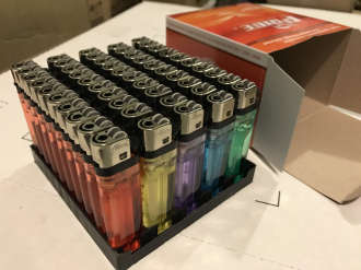 Зажигалки Pride F-001 Transparent 50шт