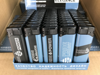 Зажигалки пьезо Pride E-100 Elegance High Standart Quality 50шт