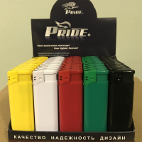 Зажигалки пьезо Pride E-100 Color High Standart Quality 50шт