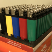 Зажигалки Pride F-001 HC 5 Assorted 50шт