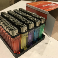 Зажигалки Pride F-001 Transparent 50шт