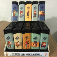 Зажигалки пьезо Pride E-100 HIPSTERS High Standart Quality 50шт