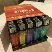 Зажигалки Pride F-001 Transparent 50шт