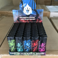 Зажигалки пьезо Pride E-100 Colored Shards High Standart Quality 50 шт