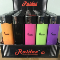 Зажигалки пьезо Raider 833 R WS 5-цветные 50шт.