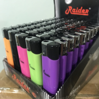 Зажигалки пьезо Raider 833 R WS 5-цветные 50шт.